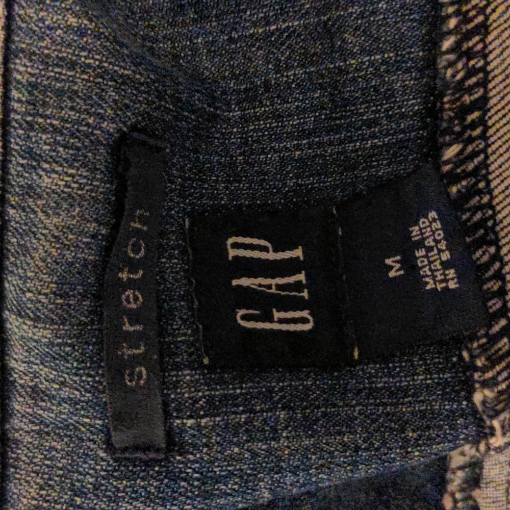 Vintage GAP Denim Jean Jacket with Tiger Patch 🔥🔥🔥 - Picture 9 of 10